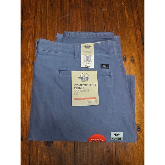 Dockers Other - DOCKERS COMFORT KNIT CHINO STRAIGHT FIT‎ PANTS 40X30